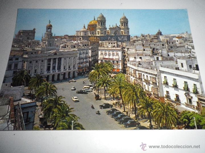 Postais: POSTAL CADIZ  PLAZA DE SAN JUAN DE DIOS, SIN CIRCULAR A&Ntilde;OS 60
