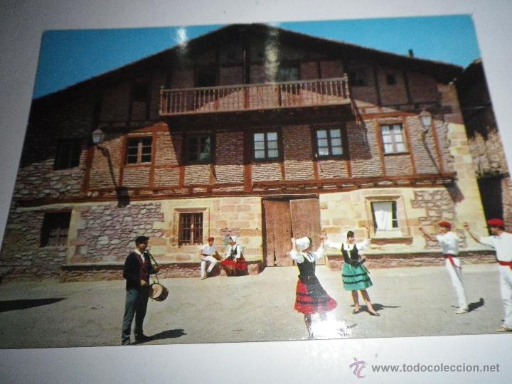 Postais: POSTAL FOLKLORE  VASCO  EL CHISTU Y DANZA   T&Iacute;PICA, SIN CIRCULAR  A&Ntilde;OS 60