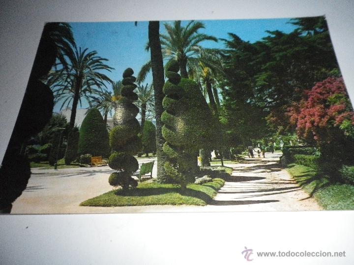 Postais: POSTAL CADIZ PARQUE GENOV&Eacute;S, CIRCULADA   A&Ntilde;OS 60