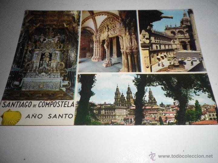 Cartoline: POSTAL SANTIAGO DE COMPOSTELA, CIRCULADA  A&Ntilde;OS 60