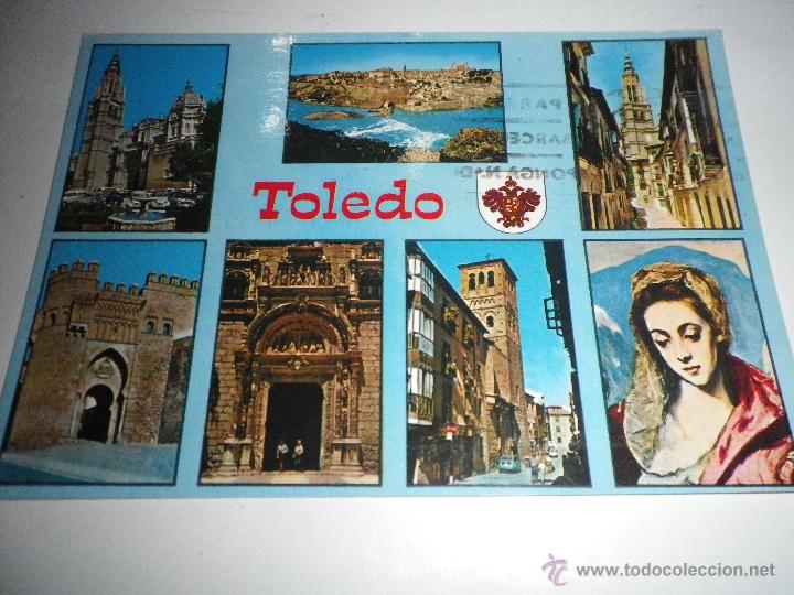 Postales: POSTAL TOLEDO CIRCULADA A&Ntilde;OS 60 - Foto 1