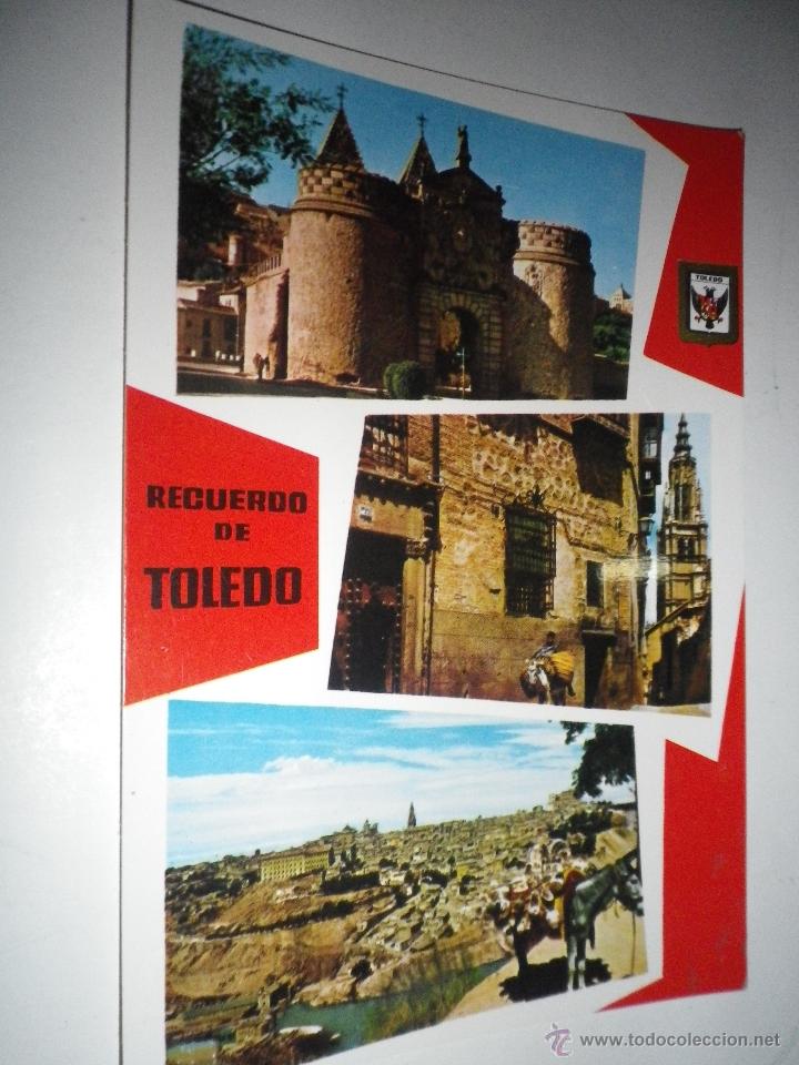 Postkarten: POSTAL RECUERDO DE TOLEDO, SIN CIRCULAR  A&Ntilde;OS 60