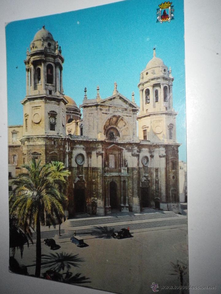 Postais: POSTAL CADIZ LA CATEDRAL SIN CIRCULAR A&Ntilde;OS 60