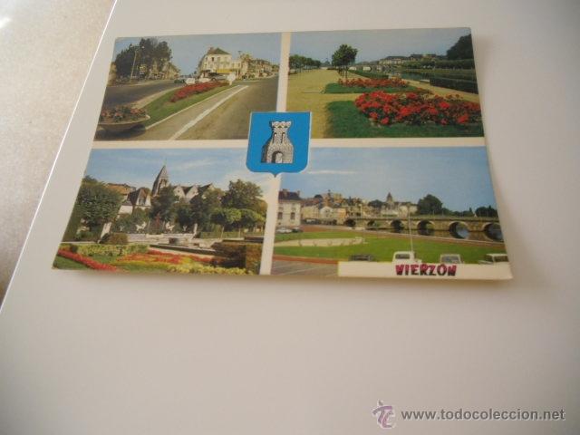 Postales: POSTAL VIERZON CHER PLACE DE LA CROIX BLANCHE - Foto 1