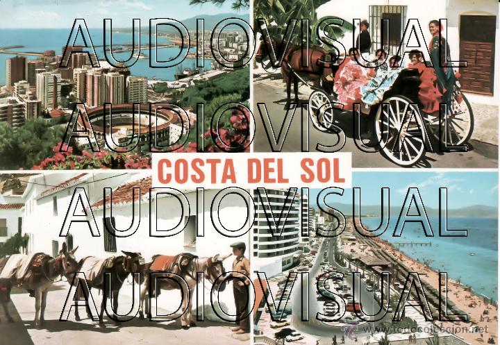 Cartes Postales: POSTAL DIVERSAS VISTAS - COSTA DEL SOL - 1079 - 1975 - ESCRITA