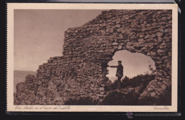 Postales: POSTAL UNA BRECHA EN EL MURO DEL CASTILLO CAMILLERI . - Foto 1