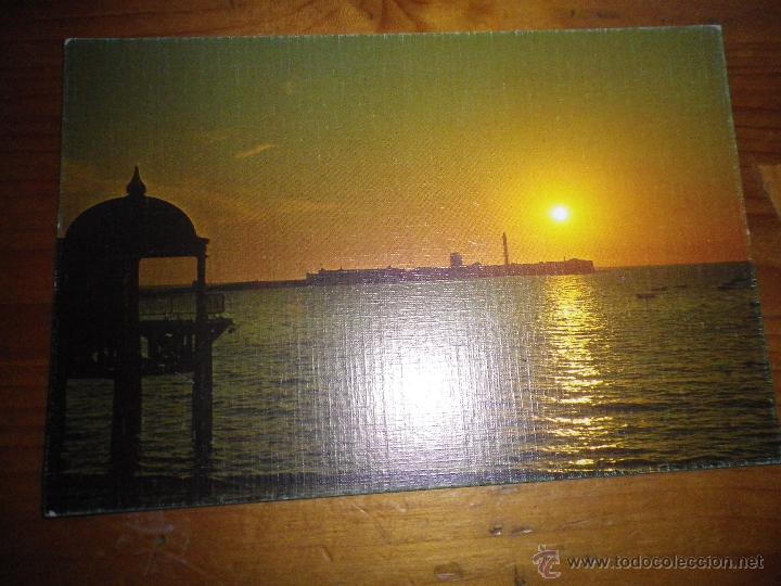 Cartes Postales: POSTAL CADIZ . CALETA Y CASTILLO SAN SEBASTIAN SIN CIRCULAR A&Ntilde;OS 70
