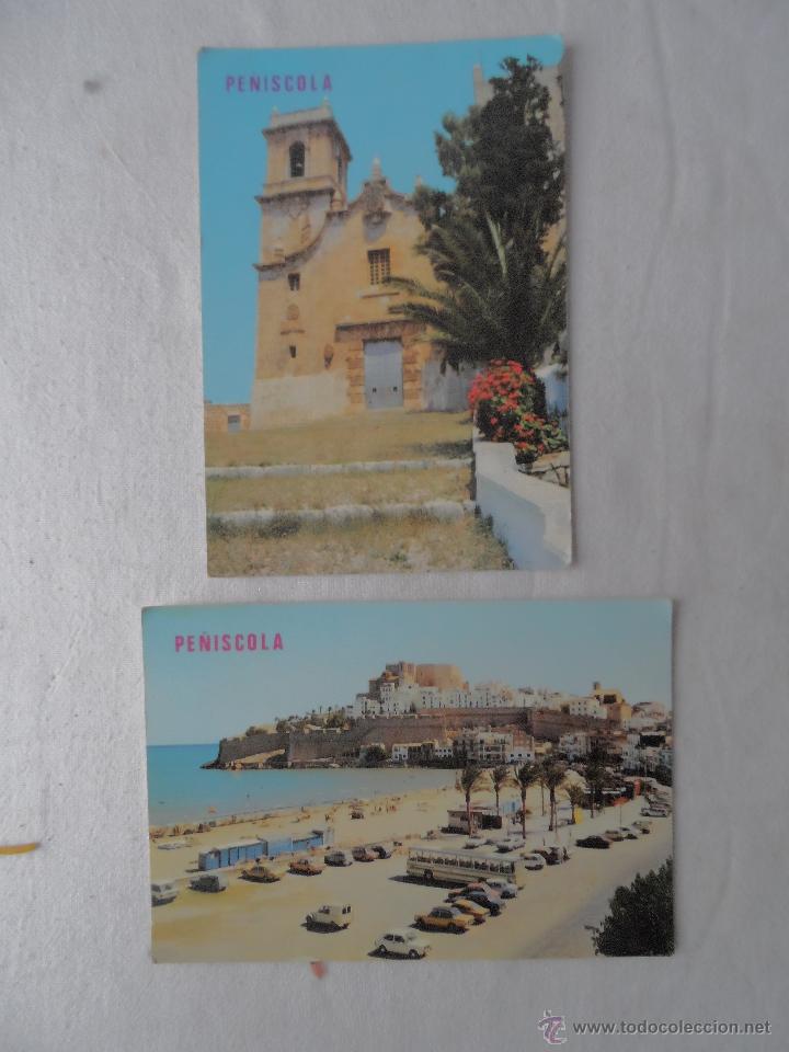 Postales: postal peniscola lote de 2 postales - Foto 1