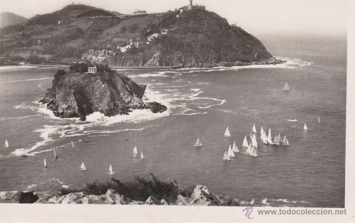 Postkarten: 361. SAN SEBASTIAN. ISLA DE SANTA CLARA Y MONTE IGUELDO / GALARZA