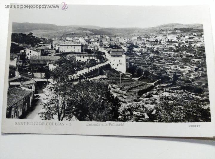 Postales: SANT FELIUDE CODINAS - 3. ENTRADA A LA POBLACI&Oacute;. (UMBERT). - Foto 1