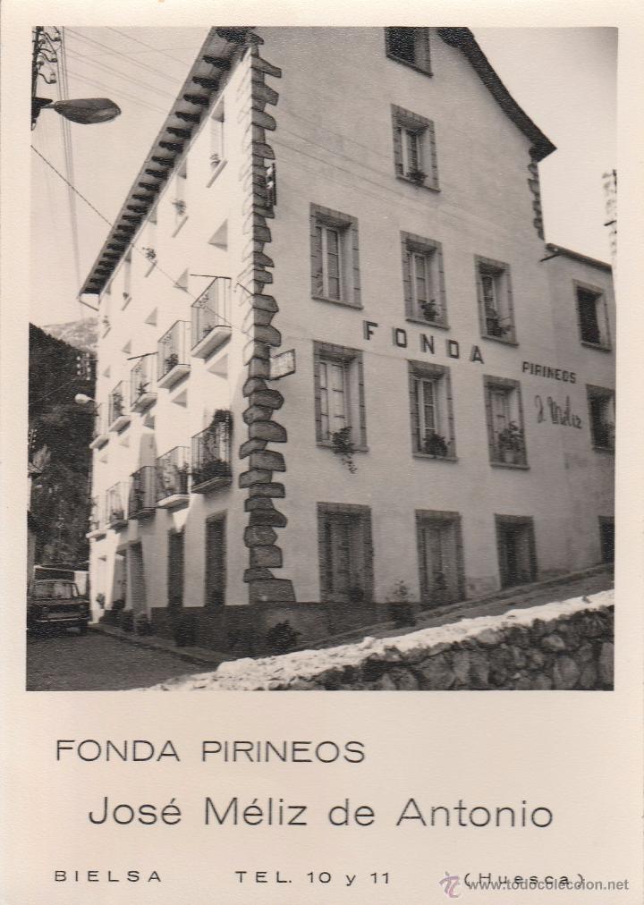 Postales: FONDA PIRINEOS, BIELSA (HUESCA). - Foto 1