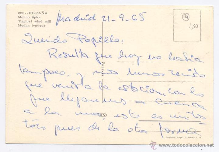 Postales: ESPA&Ntilde;A-MOLINO TIPICO - Foto 2