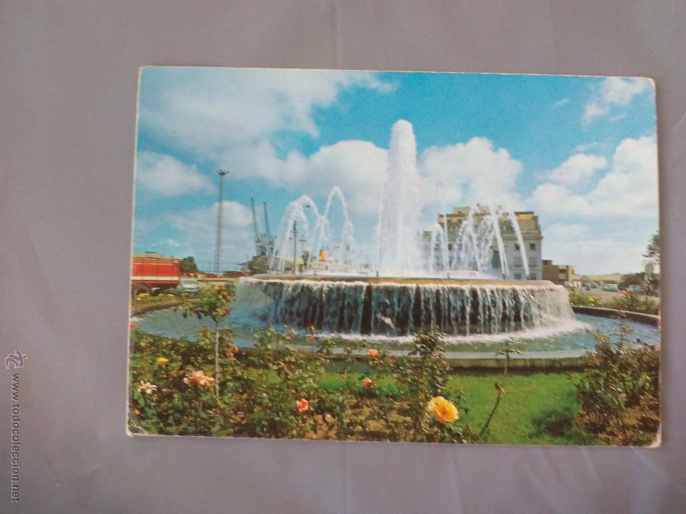 Postales: Postal. Cadiz. Fuente luminosa. - Foto 1