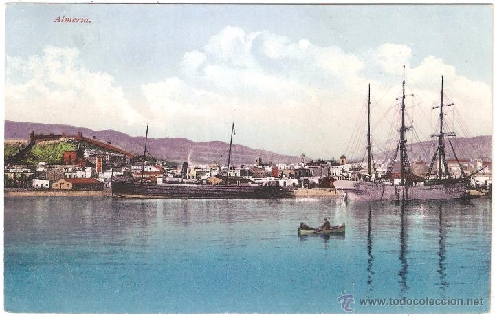 Postales: ALMER&Iacute;A PUERTO 1928 - Foto 1