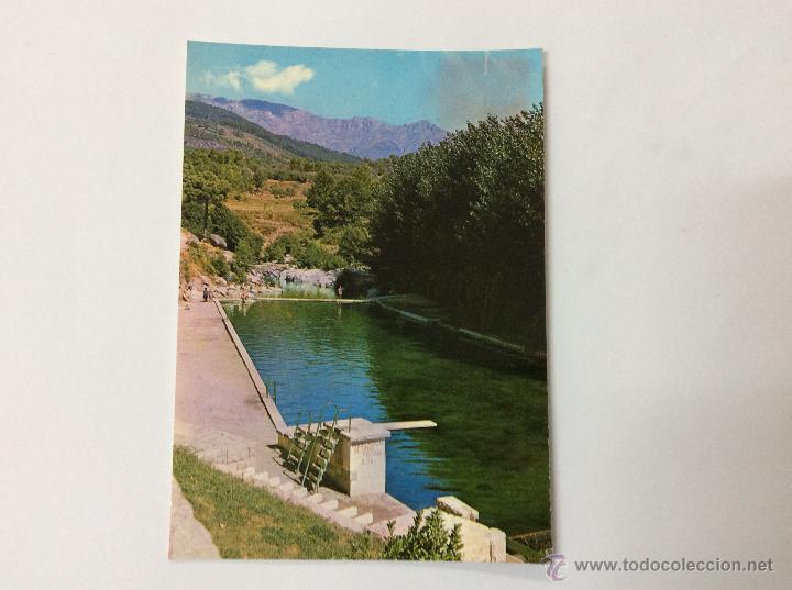 Postais: Arenas de san Pedro la piscina circulada en el a&ntilde;o 68 cello de Franco