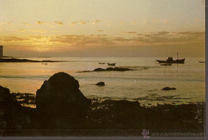Postales: POSTAL, RECUERDO DE ESPA&Ntilde;A, PUESTA DE SOL - Foto 1