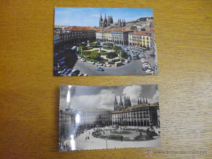 Postales: lote postales antiguas burgos - Foto 1