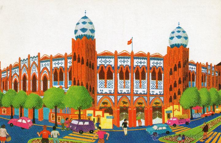 Postales: PLAZA TOROS BARCELONA NAIF - Foto 1