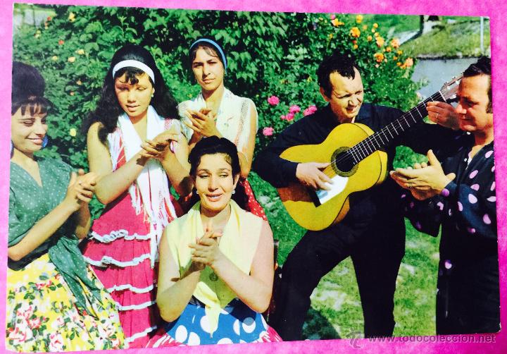 Postkarten: Espa&ntilde;a T&iacute;pica - escena t&iacute;pica (Flamenco - Folclore - Andalucia) - a&ntilde;o 1963