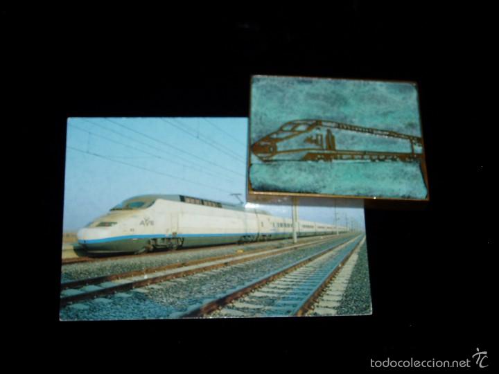 Postales: Postal del AVE con Pisapapeles - Foto 1