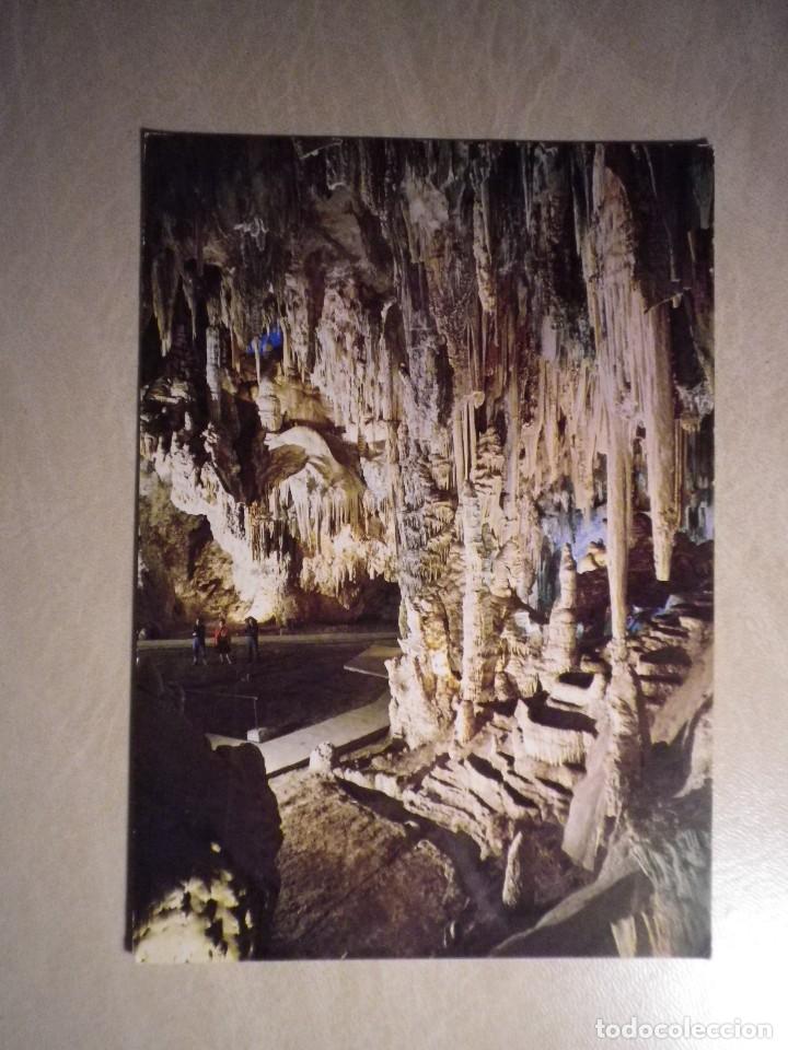 Postcards: POSTAL  CUEVA DE NERJA MALAGA  SALA DE CASCADA SIN CIRCULAR A&Ntilde;OS 60