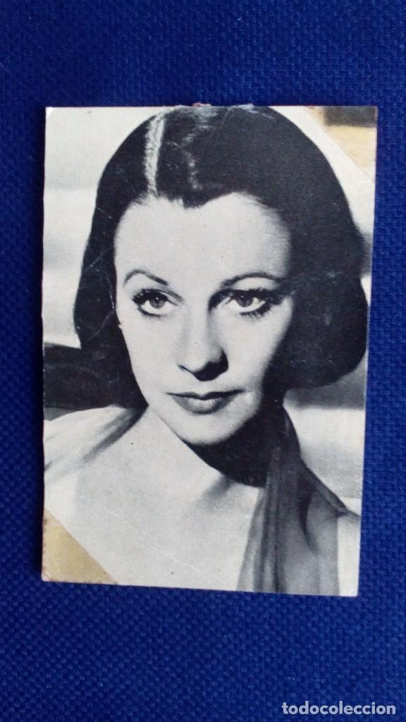 Postcards: TARJETA POSTAL FLORITA, VIVIEN LEIGH SIN CIRCULAR 11X7 / BUEN ESTADO