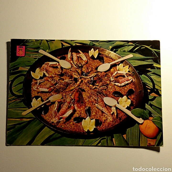 Postcards: Tarjeta postal circulada - VELENCIA/ PAELLA VALENCIANA
