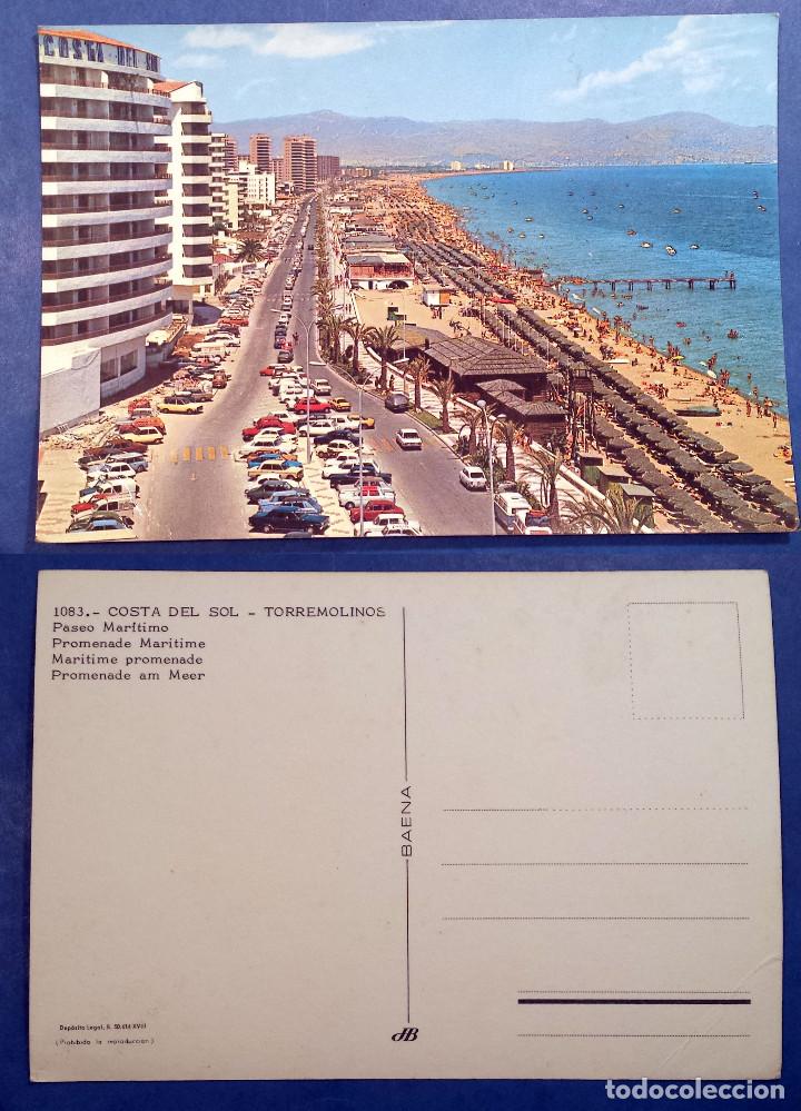Postales: TORREMOLINOS - PASEO MARITIMO - SPAIN - postcard - Foto 1