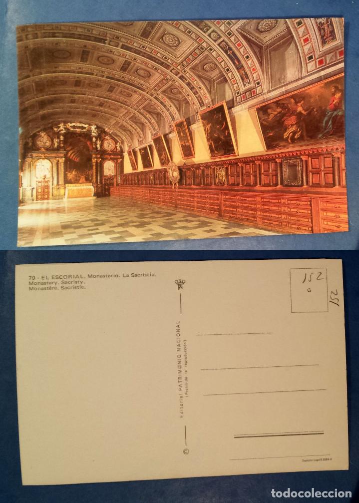 Postales: EL ESCORIAL- MONASTERIO - LA SACRISTIA - SPAIN - postcard - Foto 1