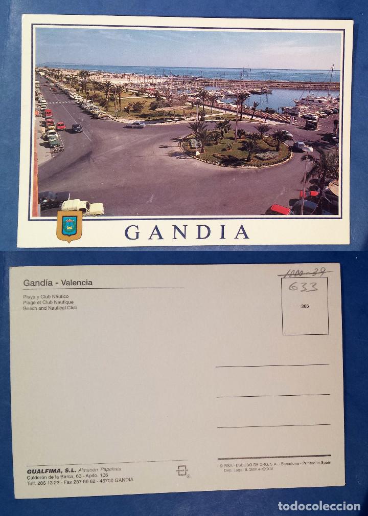 Postales: GANDIA - VALENCIA - SPAIN - postcard - Foto 1
