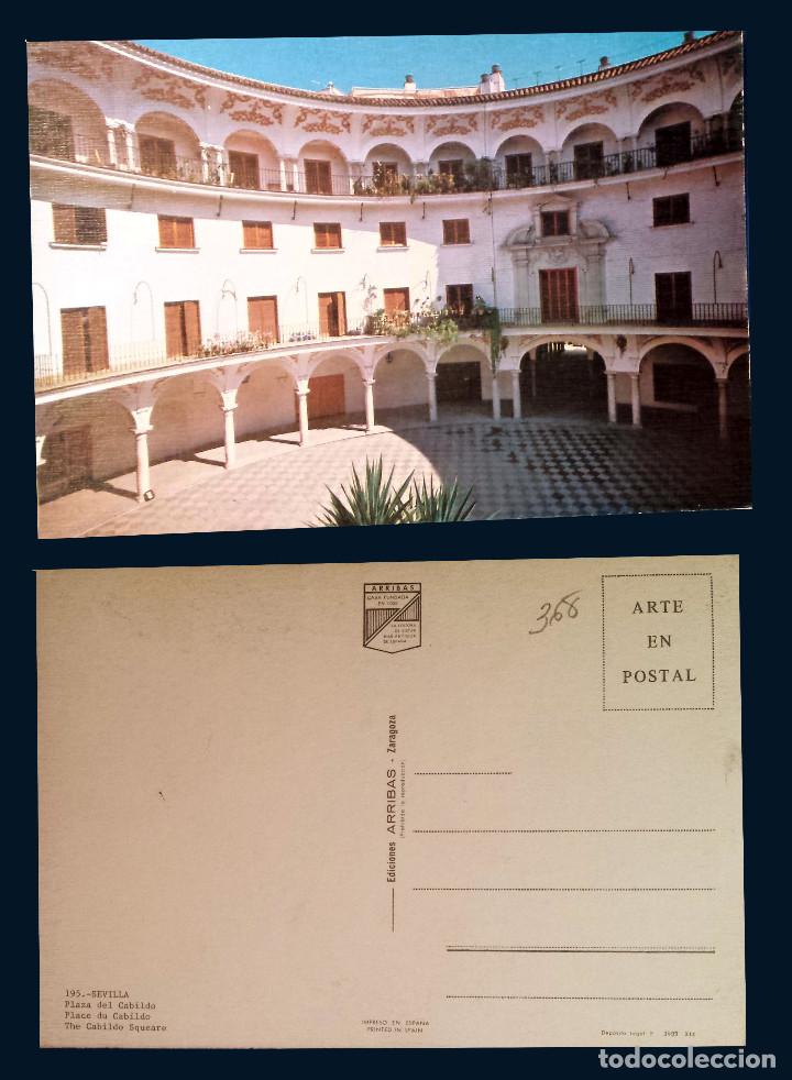 Postales: SEVILLA - PLAZA DEL CABILDO - SPAIN - postcard - Foto 1