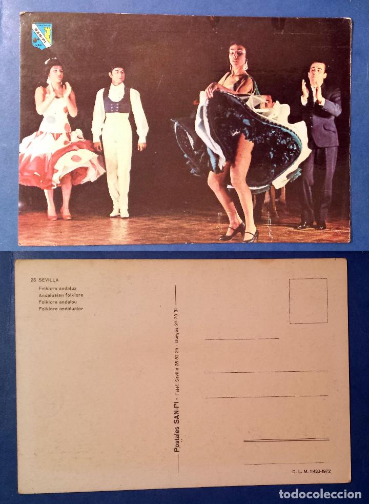Postales: SEVILLA - FOLKLORE ANDALUZ - SPAIN - postcard - Foto 1
