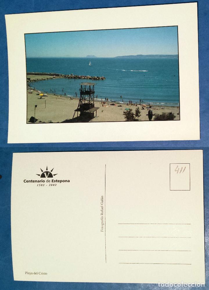 Postales: CENTENARIO DE ESTEPONA - PLAYA DEL CRISTO - SPAIN - OLD postcard - Foto 1