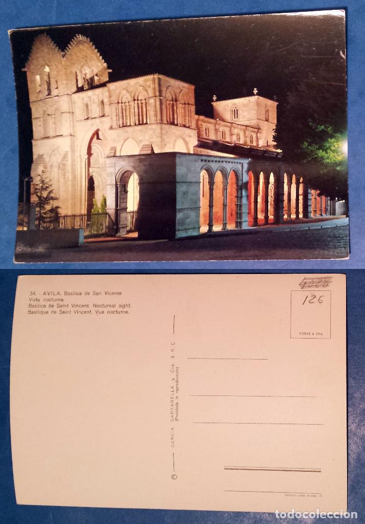 Cartes Postales: AVILA - BASILICA DE SAN VICENTE - SPAIN - OLD postcard
