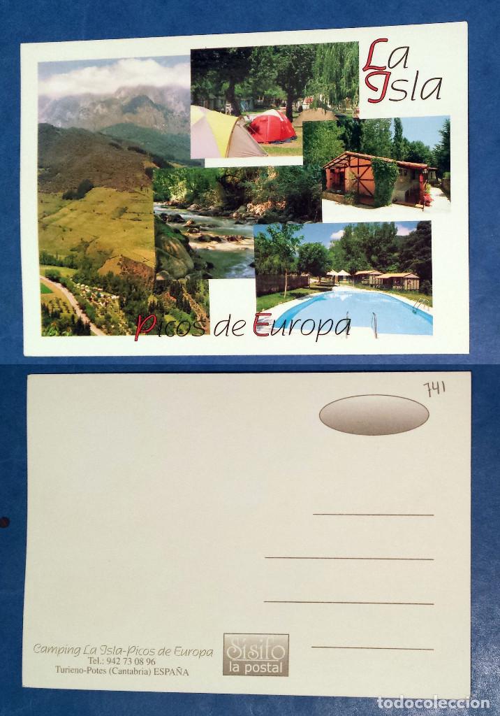 Cartes Postales: TURIENO-POTES - CANTABRIA - CAMPING LA ISLA - PICOS DE EUROPA - Postcard