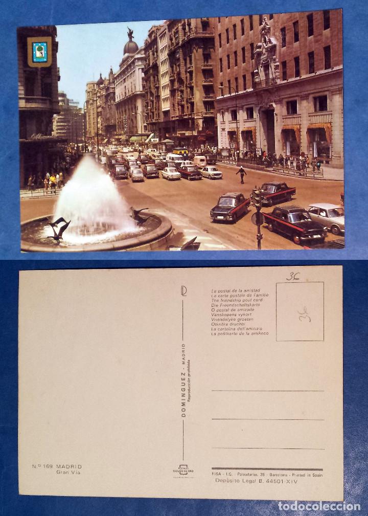 Postales: MADRID - GRAN VIA - Postcard - Foto 1