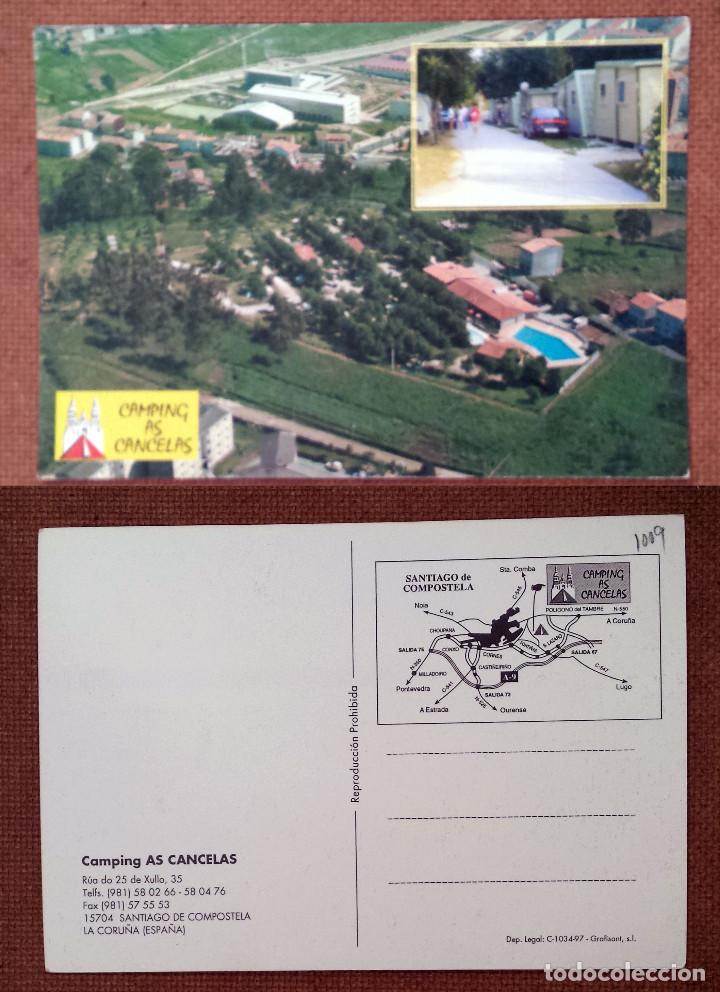 Postcards: CAMPING AS CANCELAS - SANTIAGO DE COMPOSTELA - SPAIN - postcard