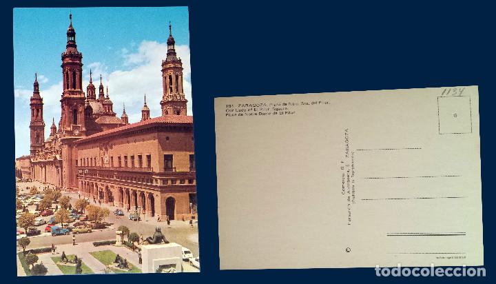 Postales: ZARAGOZA - PLAZA DEL PILAR - SPAIN - postcard - Foto 1