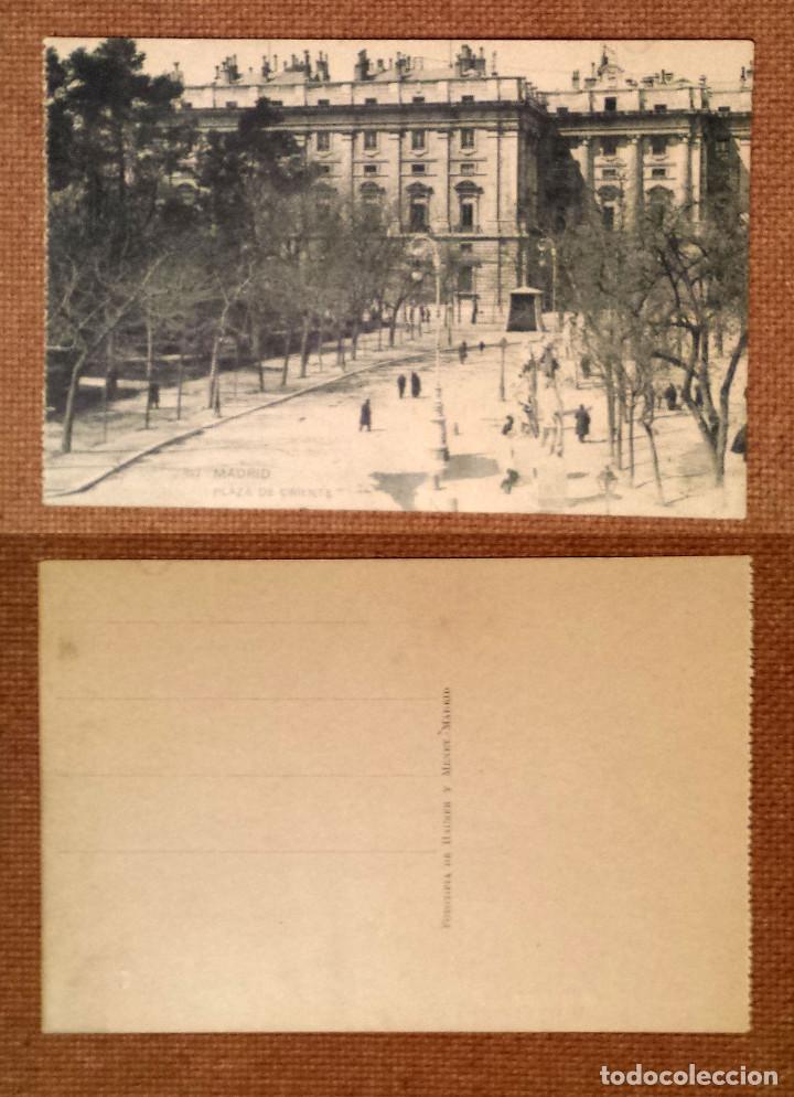 Postales: MADRID - PLAZA DE ORIENTE - SPAIN - Postcard - Foto 1