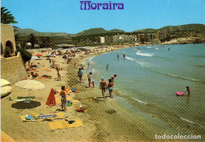 Postais: LA PLAYA (MORAIRA)(ALICANTE) FOTO HERMANOS GALIANA N&ordm;30