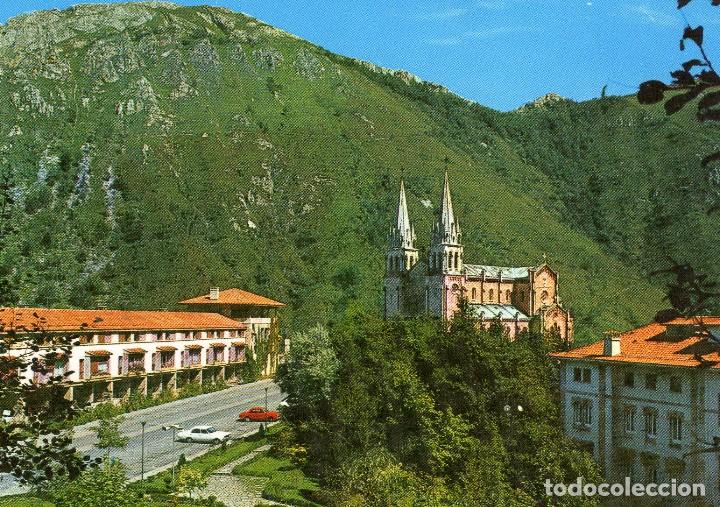 Postales: BASILICA Y HOSPEDERIA ( COVADONGA)(ASTURIAS) FOTO ARRIBAS N&ordm; 72