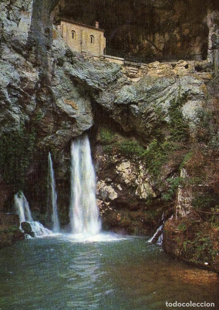 Postales: GRUTA Y CASCADA ( COVADONGA)(ASTURIAS) FOTO SICILIA N&ordm;1