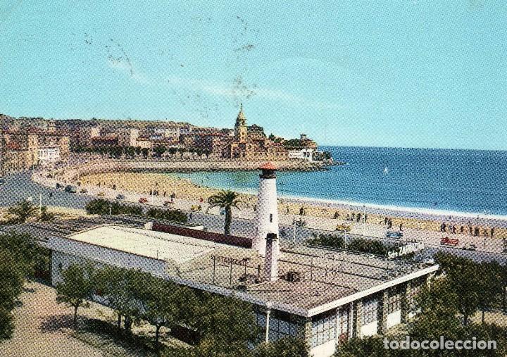 Postales: PLAYA Y NAUTICO- GIJON (ASTURIAS) FOTO ALARDE N&ordm; 2