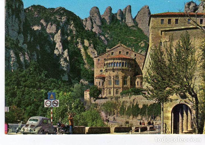 Postales: ABSIDE DE LA BASILICA-MONTSERRAT (BARCELONA) - Foto 1