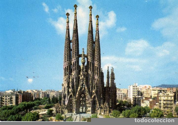 Postales: LA SAGRADA FAMILIA(BARCELONA) FOTO A. ZERKOWITZ N&ordm; 2123