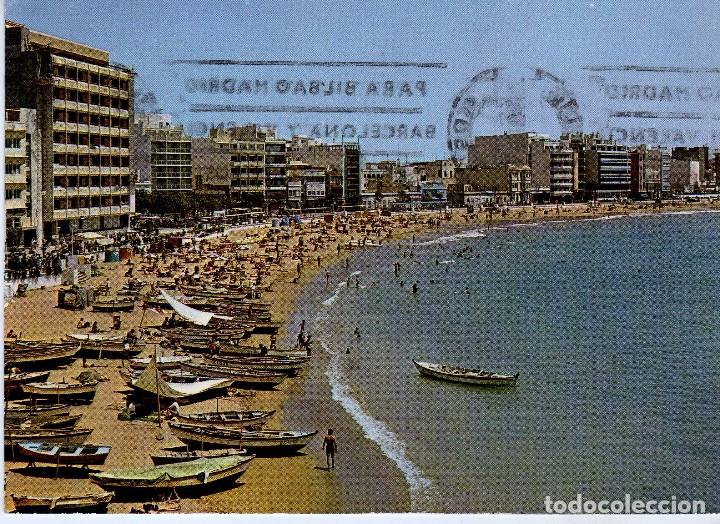 Cartes Postales: PLAYA DE LAS CANTERAS-LAS PALMAS (GRAN CANARIA) FOTO LINEAS SABENA N&ordm; 10112