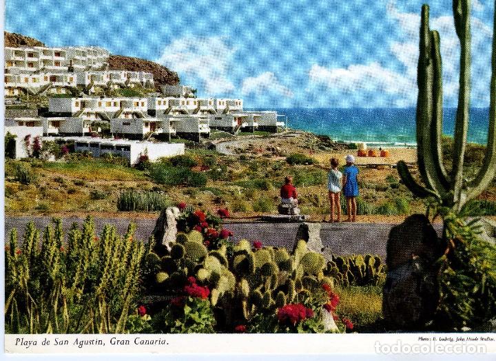 Cartes Postales: PLAYA SAN AGUSTIN (GRAN CANARIA) FOTO E.LUDWIG