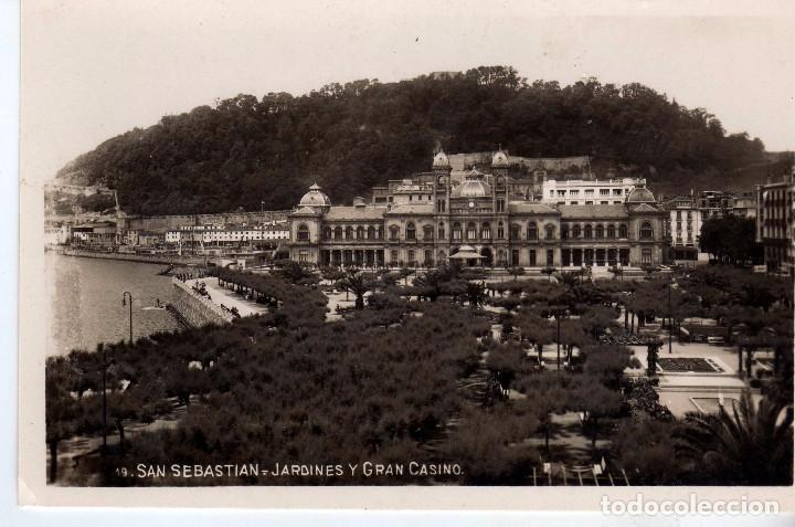 Postcards: GRAN CASINO- SAN SEBASTIAN- (GUIPUZCOA) FOTO REGTOF N&ordm; 19