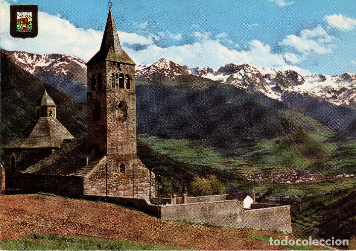 Cartes Postales: IGLESIA DE VILAC - VALLE DE ARAN - PIRINEO CATALAN ( LERIDA ) FOTO ESCUDO DE ORO N&ordm; 171