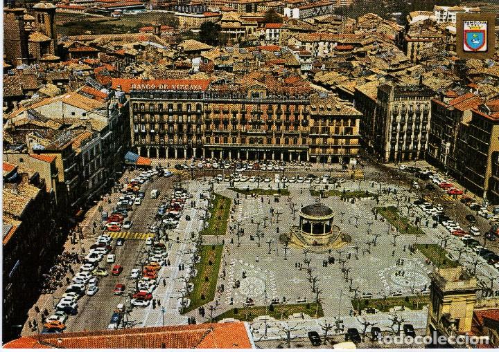 Postais: PLAZA DEL CASTILLO-PAMLONA (NAVARRA) FOTO CEDOSA N&ordm; 23